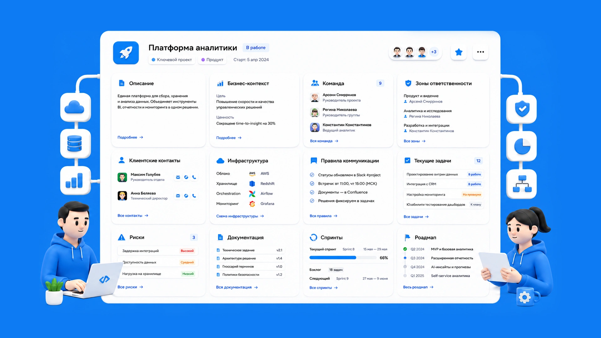 Построили в Notion систему управления задачами и ресурсами для DevOps-стартапа 3