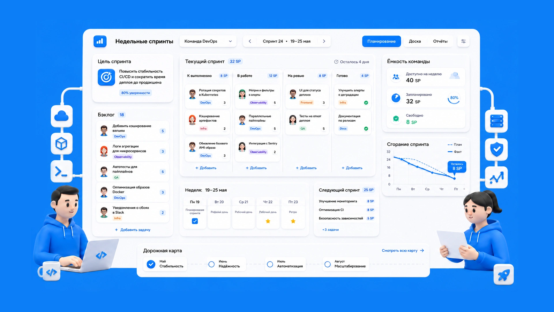 Построили в Notion систему управления задачами и ресурсами для DevOps-стартапа 2